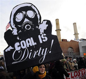 Captol Climate Action Coaltion March on the Capitol Power Plant