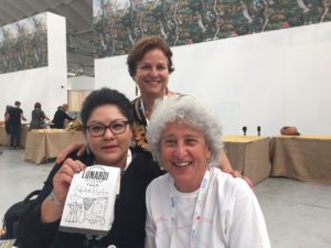 Marion Nestle, author and professor, with Denisa Livingston of the Navajo Tribe