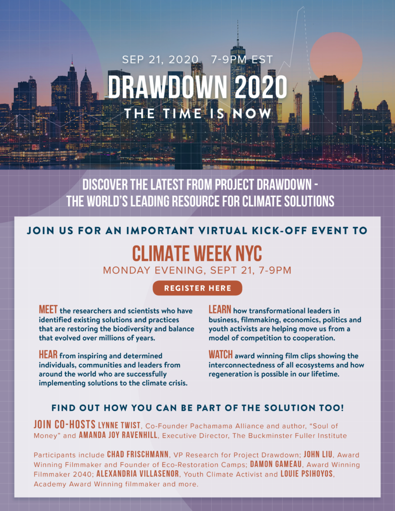 Climate Project Drawdown 2020