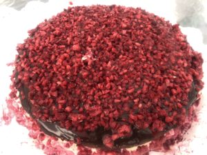 Vegan Chocolate Valentine Cake with Raspberries Recipe