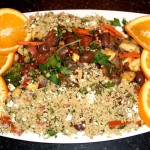 Mediterranean Vegetable Couscous with Capers and Olives