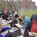 Serving Thanksgiving Dinner