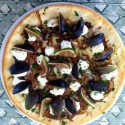 Image for Recipe: Gluten-Free Fig, Goat Cheese and Caramelized Onion Pizza