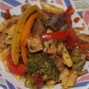 Image for Recipe: Tempeh Portobello Pepper Steak