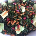 Visit: Recipe: Wilted Kale Salad with Pepitas and Lemon Dressing Image for Recipe: Wilted Kale Salad with Pepitas and Lemon Dressing