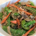 Image for Recipe: Japanese Stir-Fry Vegetables with Rice Noodles in Sesame Sauce