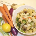 Image for Recipe: Escargot Pasta with Eggplant and Shaved Parmesan Cheese