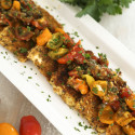 Image for Recipe: Tofu Cutlets with Cherry Tomatoes, Capers and White Wine