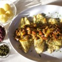 Image for Recipe: Preserved Lemon Tapenade over Fish or Tofu