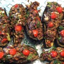 Visit: Recipe: Baked Stuffed Baby Eggplant Image for Recipe: Baked Stuffed Baby Eggplant