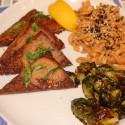 Image for Recipe: Roasted Tempeh with Miso-Tahini Glaze