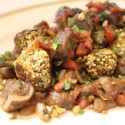 Image for Tofu Meatballs with Moroccan Tapenade, Gluten-free and Vegan