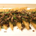Image for Herbed Tofu Medallions with Shitake Mushroom Coulis