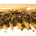 Visit: Herbed Tofu Medallions with Shitake Mushroom Coulis Image for Herbed Tofu Medallions with Shitake Mushroom Coulis