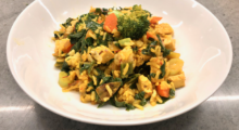 Vegetable Paella with Tofu Recipe