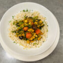 Image for Tagine with Butter Beans, Broccoli Rabe and Cherry Tomatoes