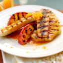 Image for Grilled Banana, Mango and Pineapple with Rum Molasses Glaze
